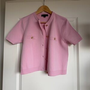 Zara Light Pink Knit Cardigan